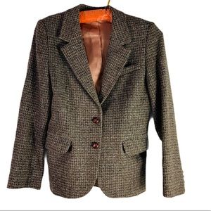 vintage richard evans harris tweed wool blazer